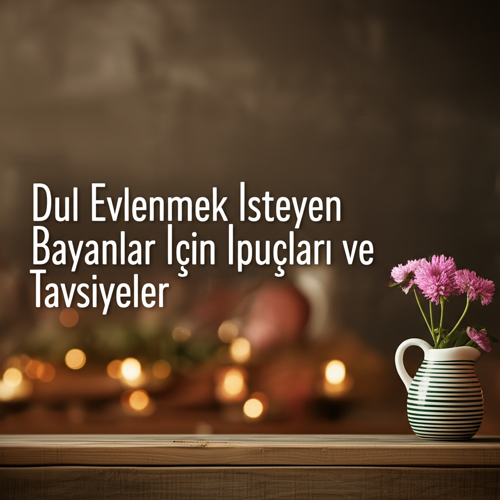 Dul Evlenmek İsteyen Bayanlar İçin İpuçları ve Tavsiyeler