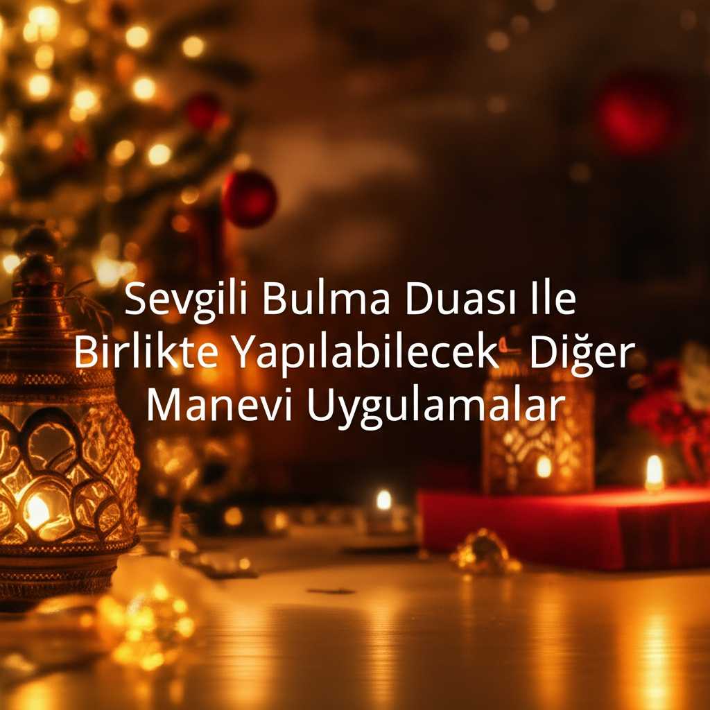 Sevgili Bulma Duası ile Birlikte Yapılabilecek Diğer Manevi Uygulamalar