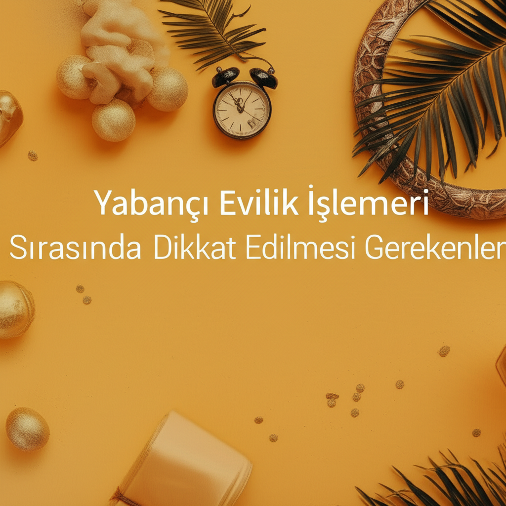 Yabancı Evlilik İşlemleri Sırasında Dikkat Edilmesi Gerekenler